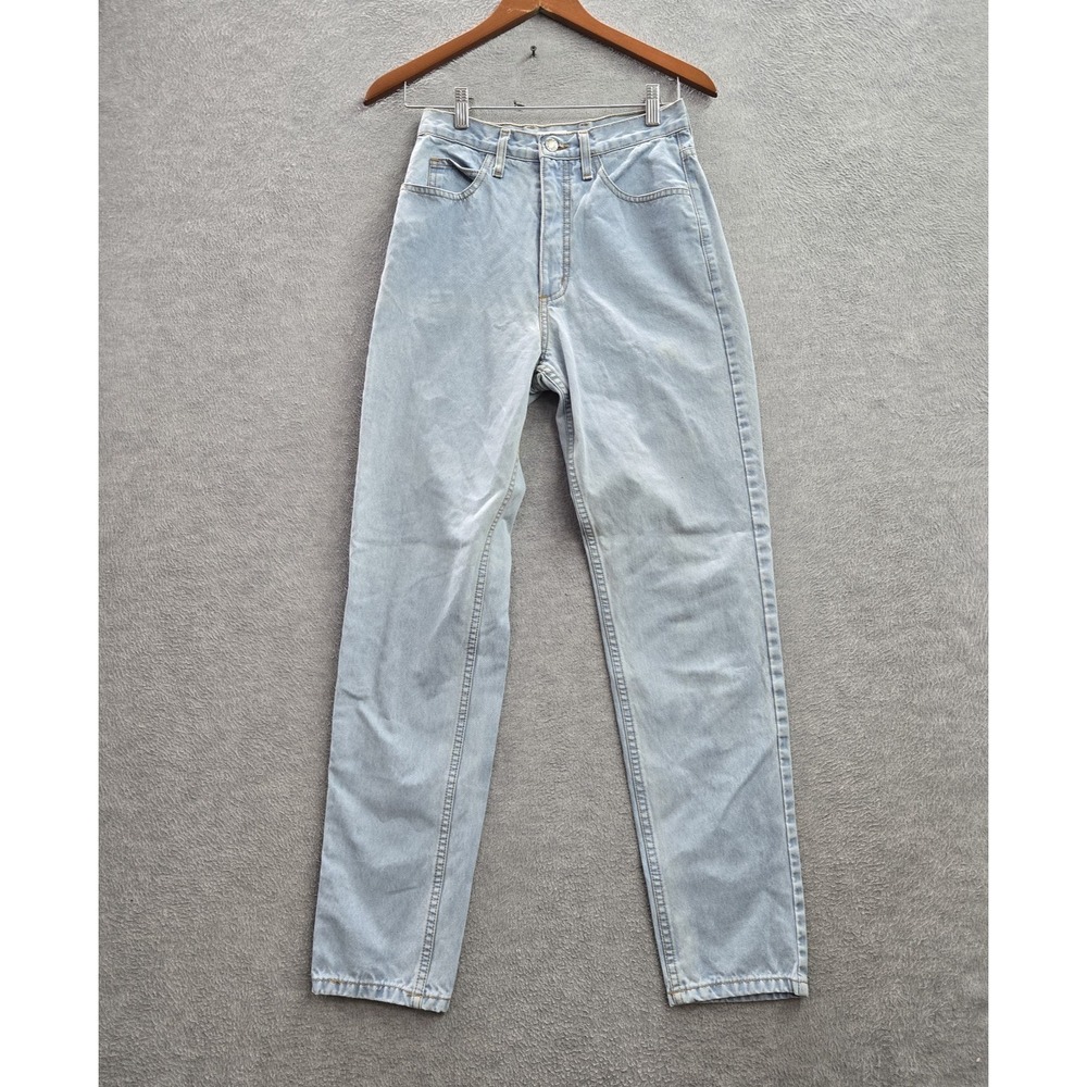 VINTAGE Guess Jeans Women Jeans 28 Blue Denim Mom Western 12050 29" 90s USA